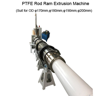 manufacturer of PTFE rod automatic hydraulic ram extrusion machinery