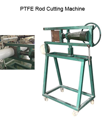 PTFE Rod Sawing device or PTFE Rod cutting machine