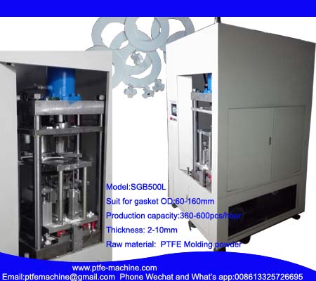 SGB500L PTFE Molding machine For Gasket or washer