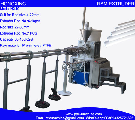 PTFE Ram Extrusion machinery For PTFE Rod